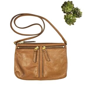 Fossil Pebble Leather Crossbody